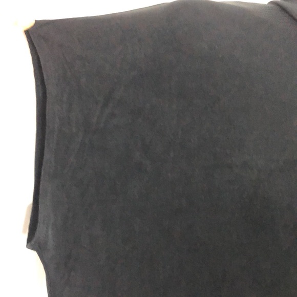 Chicos travelers black mandarin cap sleeve blouse with frog closure size 2 (M) - Picture 3 of 7